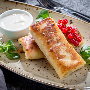 Блины с мясом
