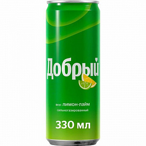 Добрый Лимон-лайм 0,33 л ж/б