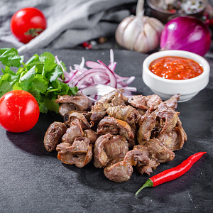 Шашлык из куриных потрохов