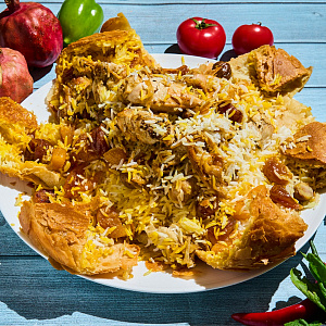 Шах-плов с курицей