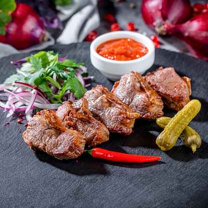 Шашлык из бараньей мякоти