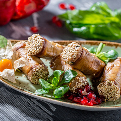 Баклажаны с ореховой начинкой